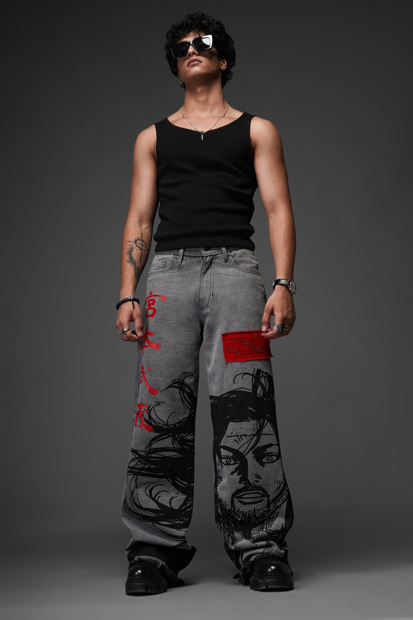 Invincible - Loose Fit Denim Jeans