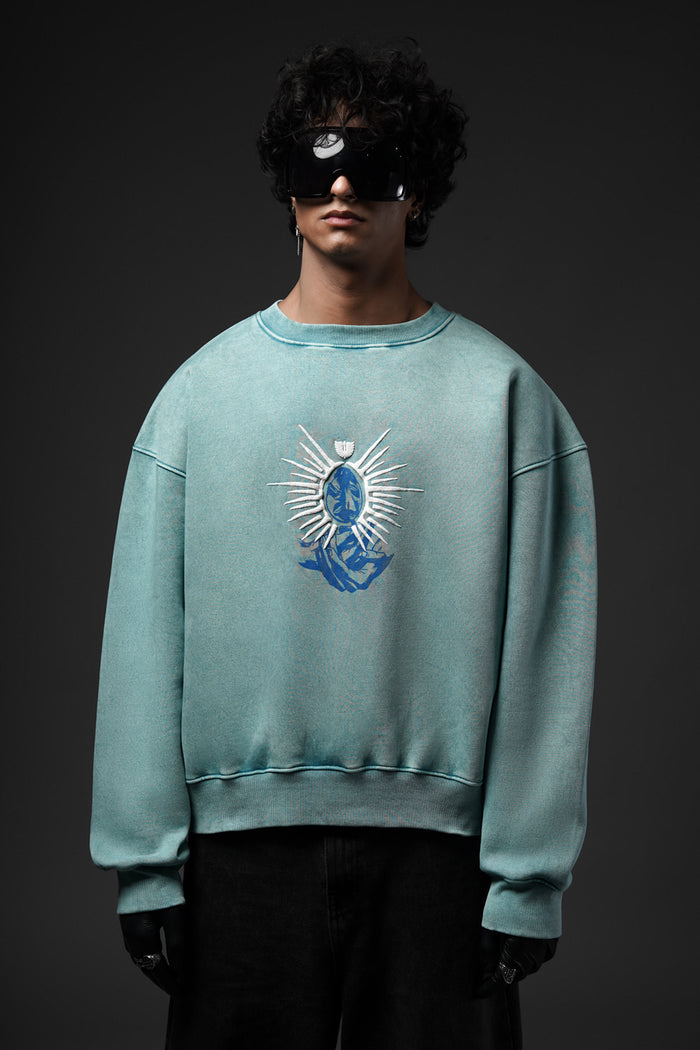 Saga Sweatshirt - Gardenia Aop